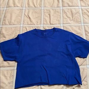 blue shirt
